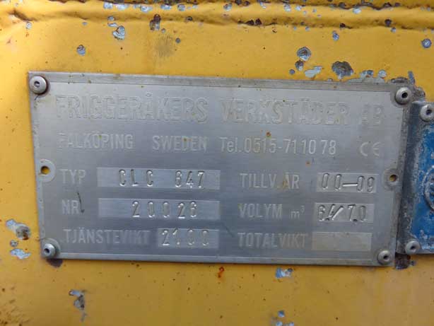 Maszyny używane - Falköping CLC 647 2-5 
